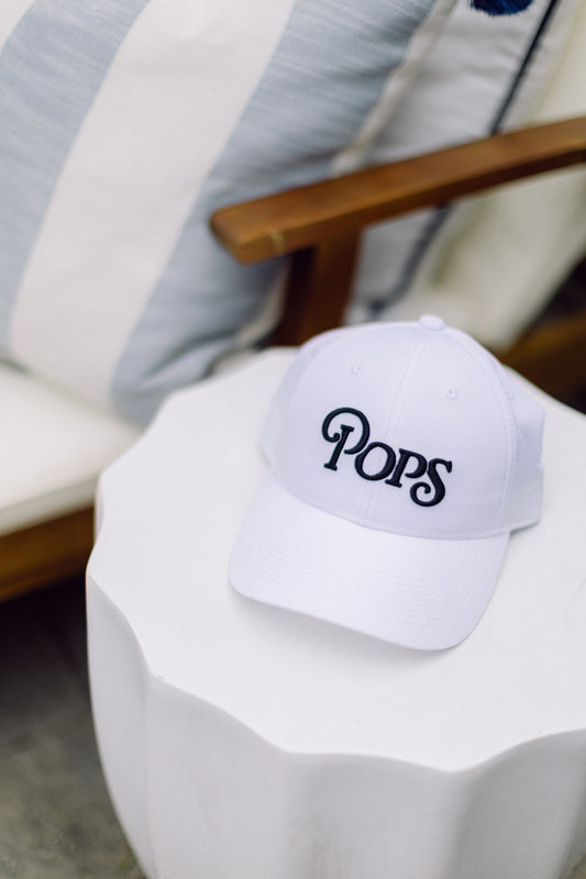 White and Black Pops Performance Hat