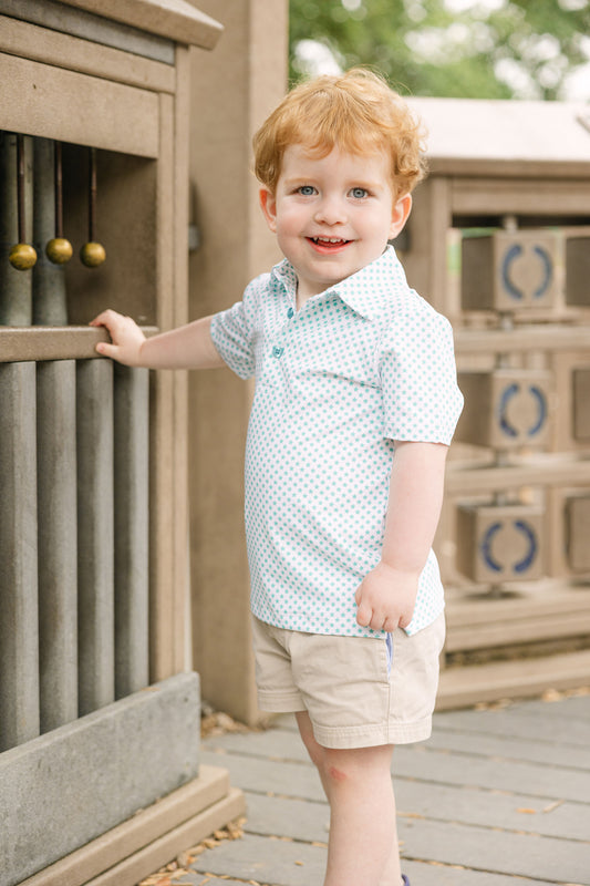 Green Stars Boys' Polo