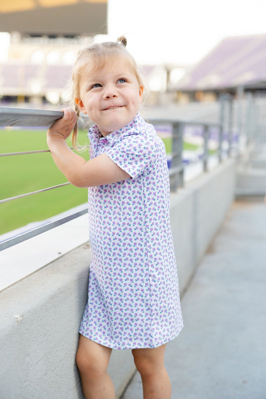 Drew Floral Polo Dress